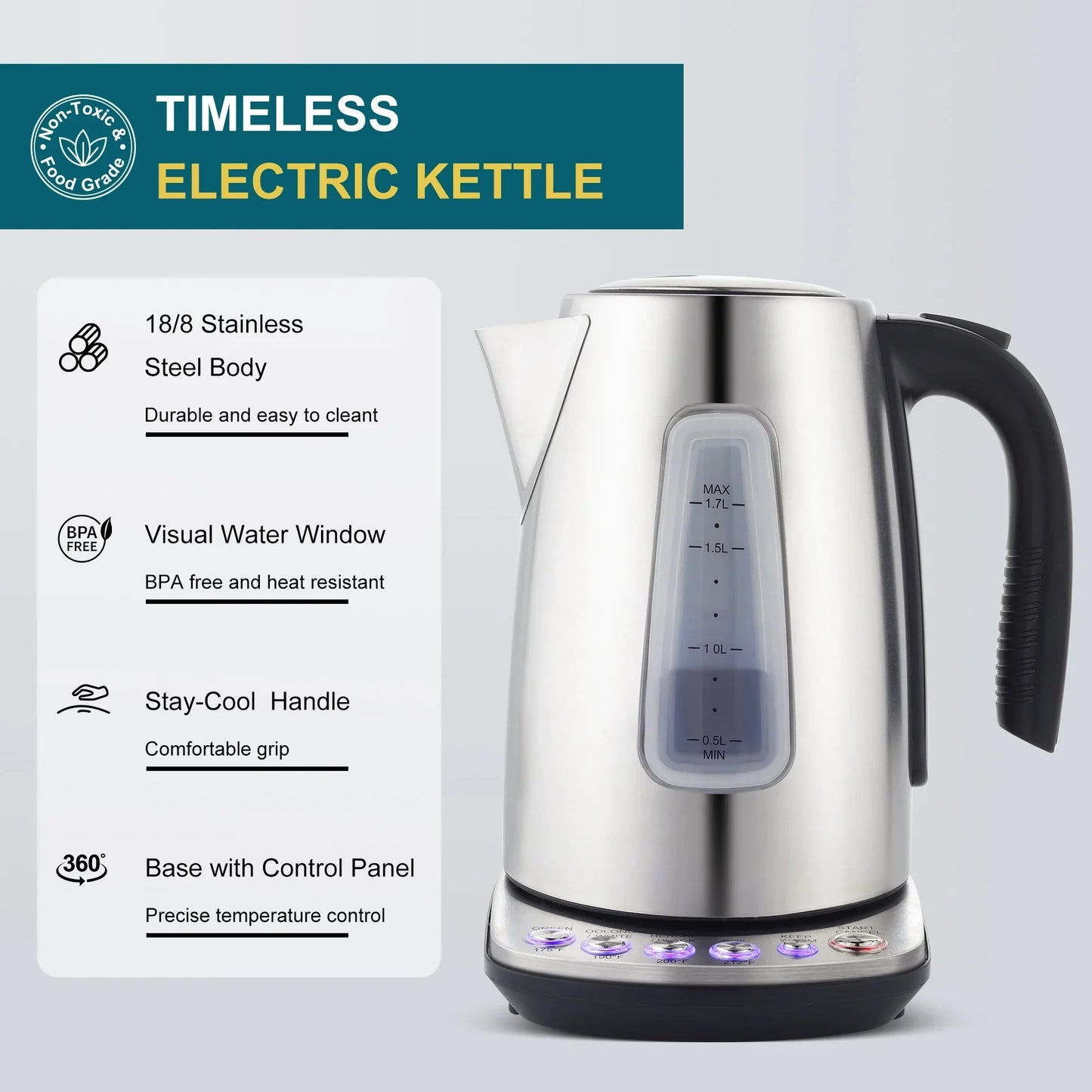 Electric Kettle Temperature Control