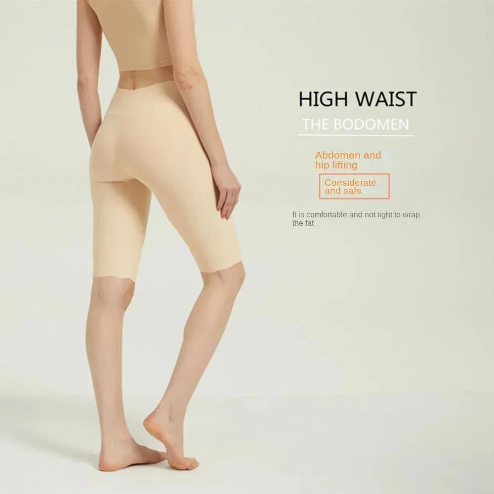 Seamless High Waist Safety Short Pants Women Plus Size Under Skirt Boxers Female Anti Chafing Thigh Panties Underwear Shorts - JZ collection