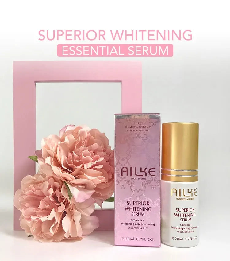 AILKE Whitening Face Cream, Reduce Dark Spots, Sun Spots, Reduce Melanin, With Collagen, Glutathione, For All Skin Types