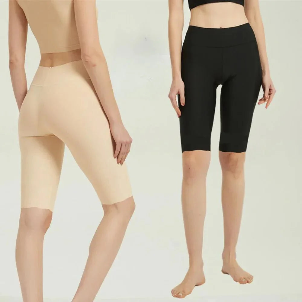Seamless High Waist Safety Short Pants Women Plus Size Under Skirt Boxers Female Anti Chafing Thigh Panties Underwear Shorts - JZ collection