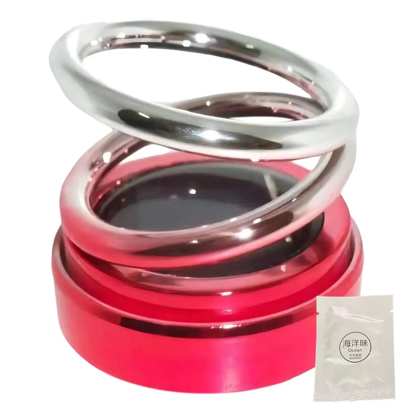 Auto Aromatherapy Rotating Car Air Fresheners Car Decorations Aroma Double Ring Vehicle Diffuser car Accessories