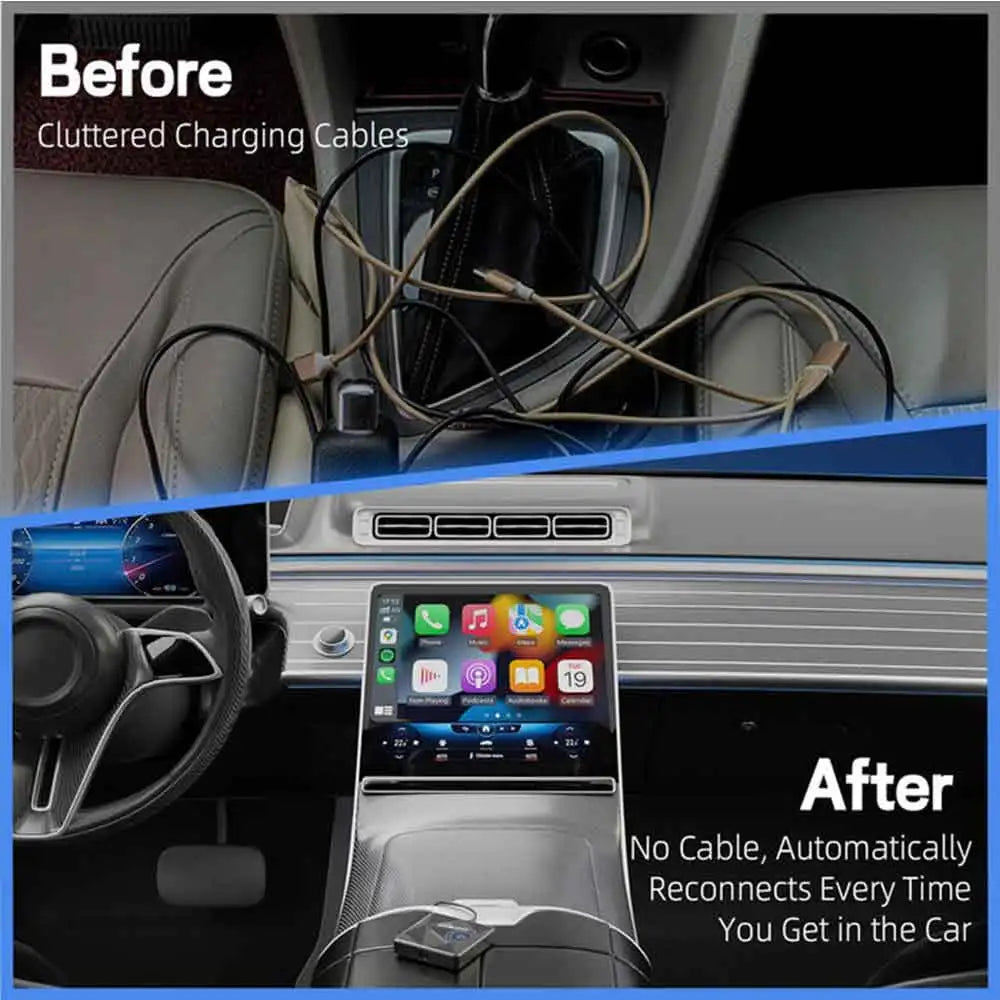 OTTOCAST U2 Air PRO Wired To Wireless CarPlay Adapter USB Dongle Smart Ai Box Car Accessories for VW Nissan Ford Volvo Kia Benz