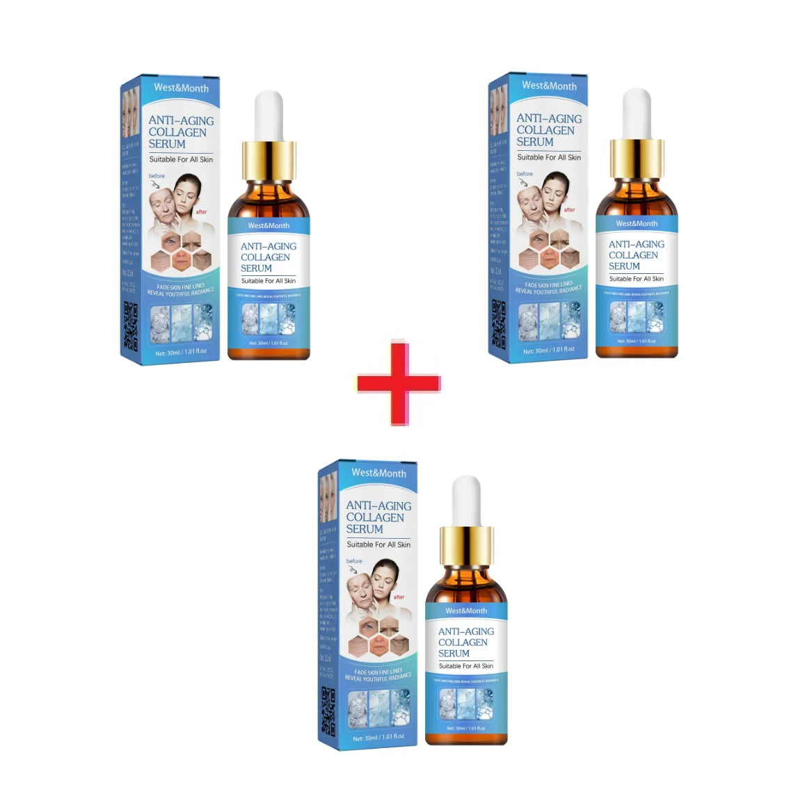Wrin-kle Removal Serum Lightening Forehead Fine Lines Repair Tighten Lifting Nourishing Brightening Collagen Anti Ag-ing Essence