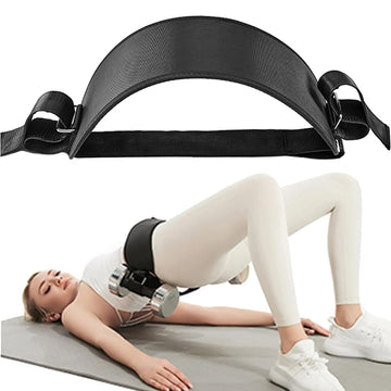 Dumbbell Potbelt Waist Strap,Hip Thrust Belts Booty