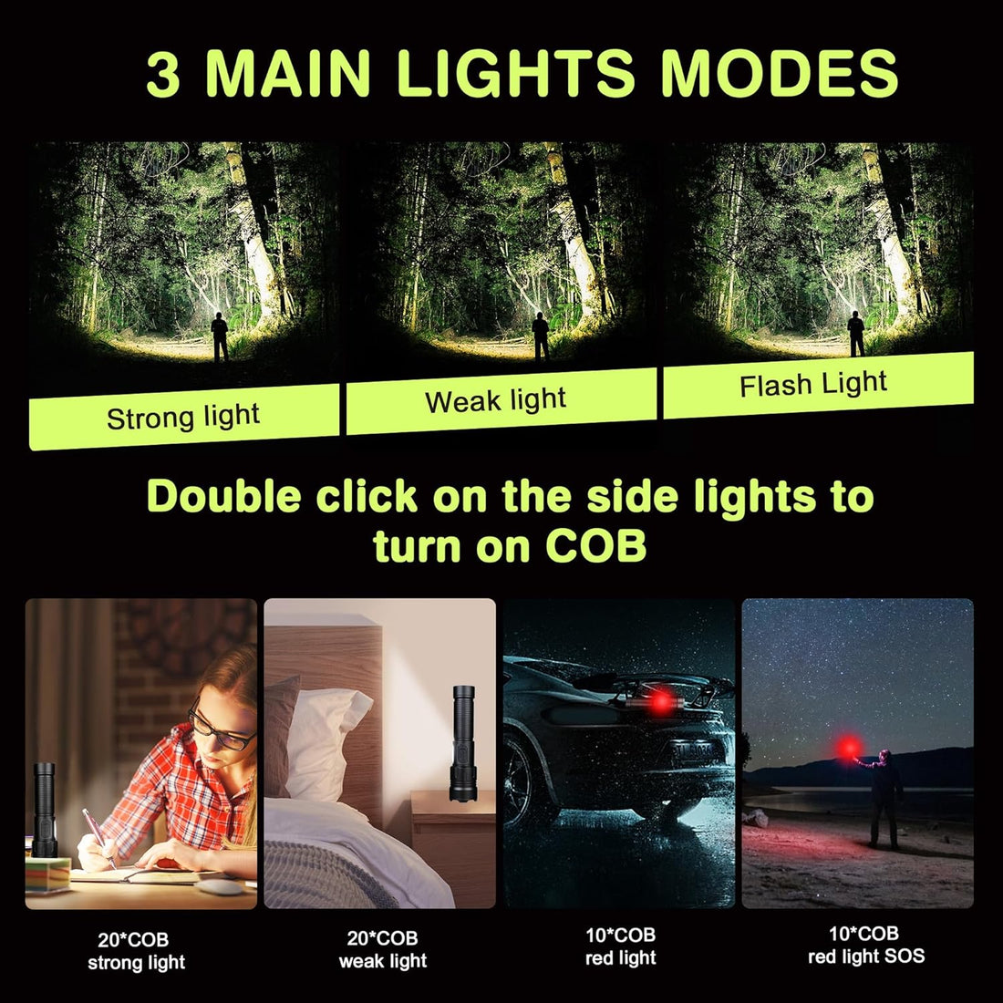 LED Rechargeable Flashlight