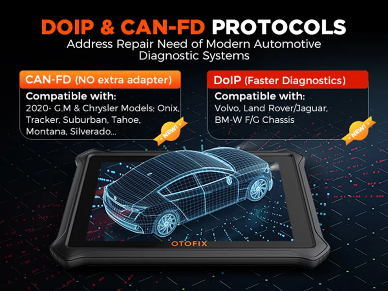 OTOFIX D1 LITE OBD2 Scanner Car Diagnostic Tool Bluetooth Wireless Bi-Directional Control OBD Automotive Scan Tool Active Test