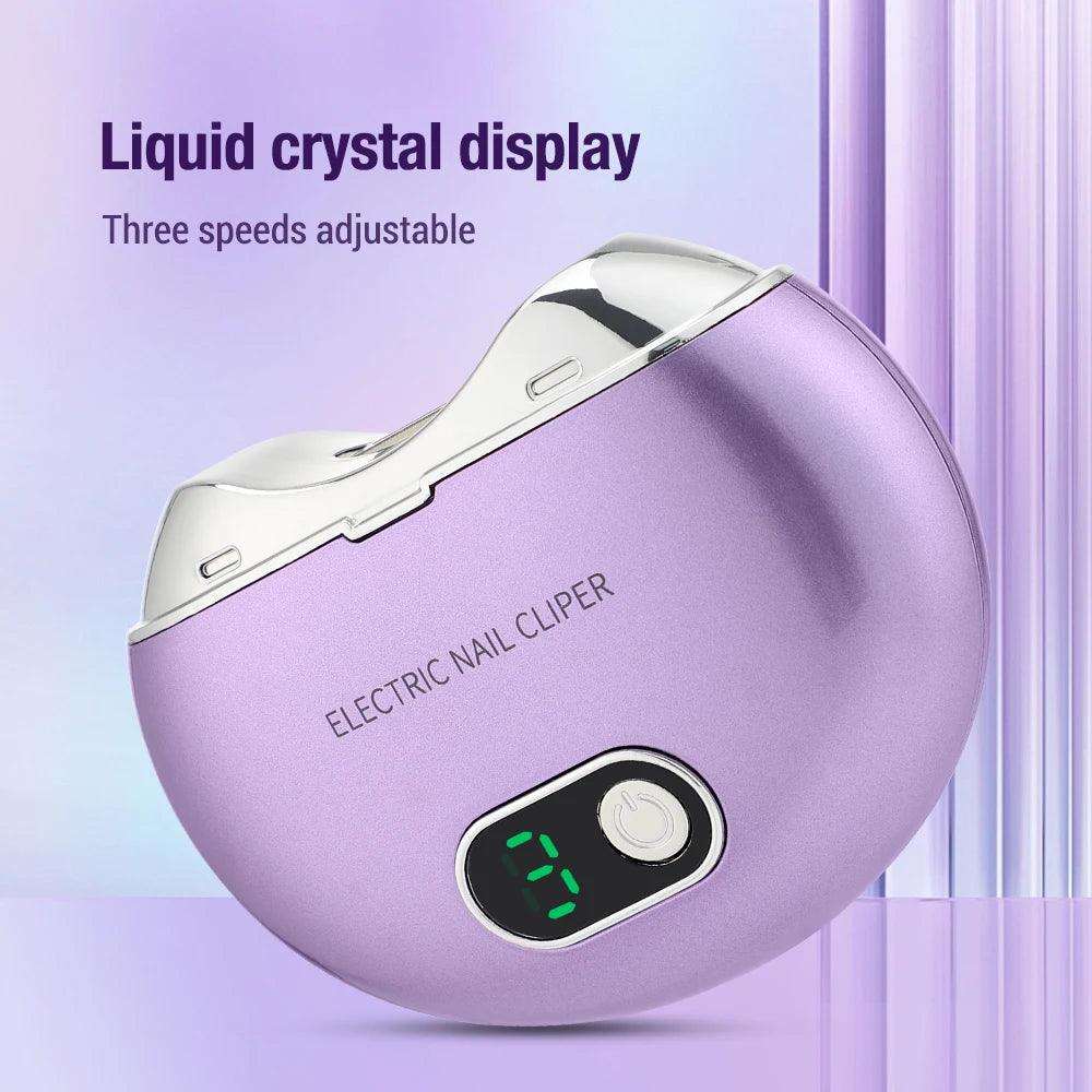 Electric Nail Clippers Rechargeable Mini Household Nail Trimming Machine for Children Adults Portable Automatic Nail Trimmer - JZ collection