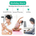 180° Arm Projection Alarm Clock Time Temperature USB Plug-in Digital Alarm Clock Snooze Table Clock 12/24H Projector LED Clock - JZ collection