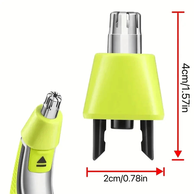 Nose Hair Trimmer Stainless Steel Nose & Ear and Eyebrows Trimmers for One Blade Pro 360/QP6530/QP6510/QP6520 ﻿