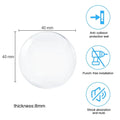 Round Transparent Soft Silicone Non-slip Door Stopper - JZ collection