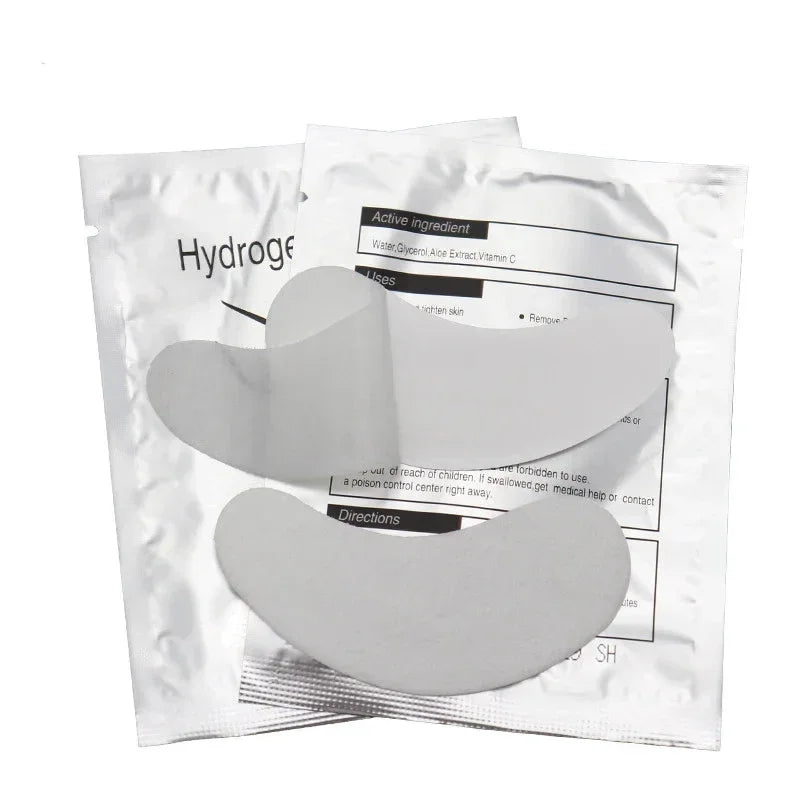 50/100/200 Pairs Eyelash Pad Gel Hydrogel Eye Patch Grafting Under Eye Paper Sticker Fox Wraps Eyelash Extension Makeup Tools