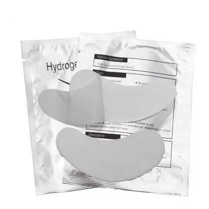 50/100/200 Pairs Eyelash Pad Gel Hydrogel Eye Patch Grafting Under Eye Paper Sticker Fox Wraps Eyelash Extension Makeup Tools