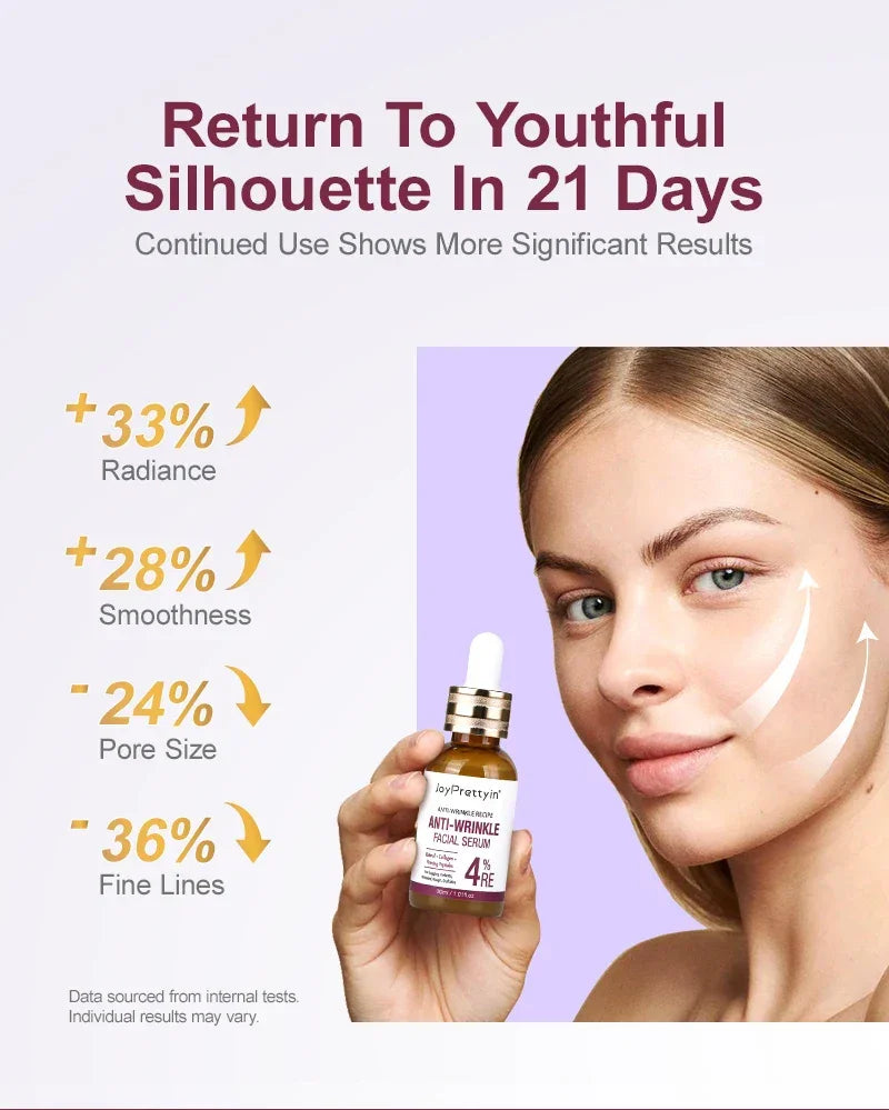 Retinol Anti Wrinkle Aging Face Serum Smooth Moisturizing Fade Fine Line Firming Nourishing Essence Moisturiz Facial Serum
