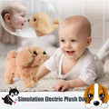Baby Toy Dogs That Walks and Barks Tail Wagging Plush Interactive Electronic Pets Puppy Montessori Toys for Girls Toddlers Kids - JZ collection