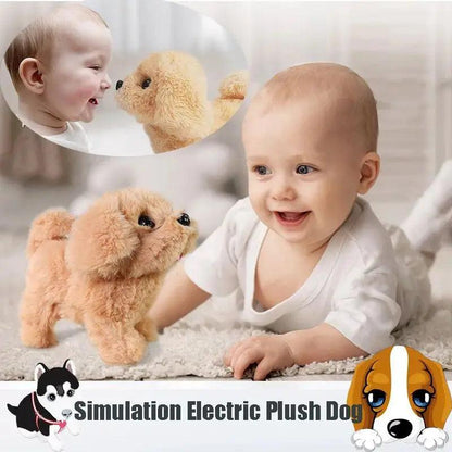 Baby Toy Dogs That Walks and Barks Tail Wagging Plush Interactive Electronic Pets Puppy Montessori Toys for Girls Toddlers Kids - JZ collection