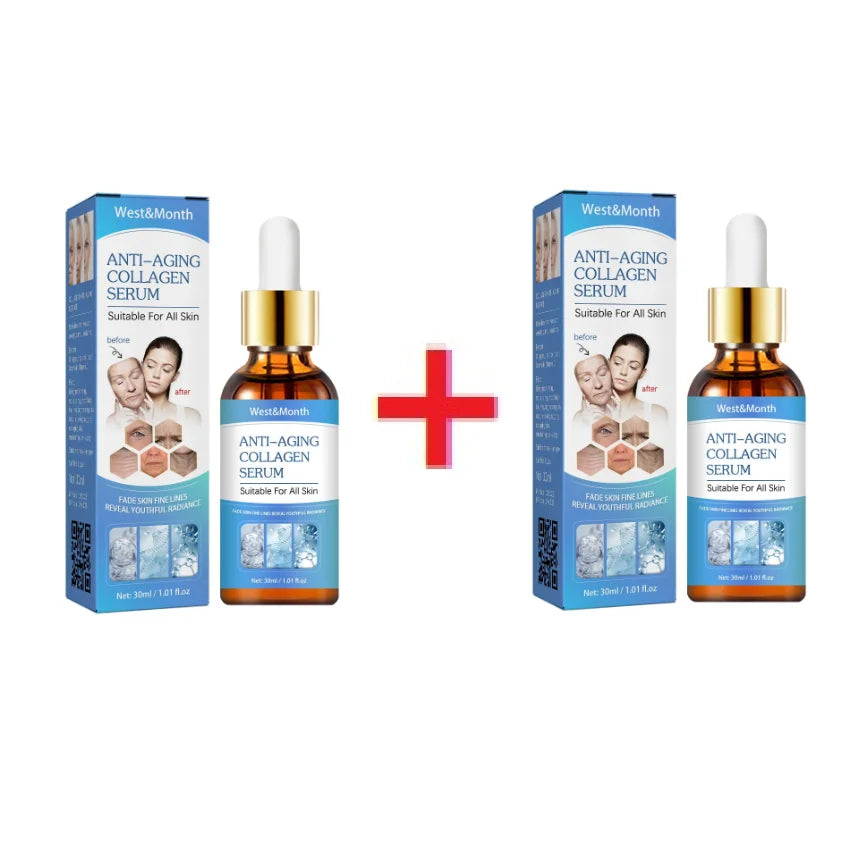 Wrin-kle Removal Serum Lightening Forehead Fine Lines Repair Tighten Lifting Nourishing Brightening Collagen Anti Ag-ing Essence