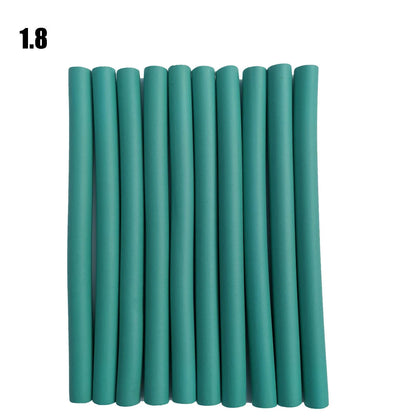 Flexible Hair Curling Rods – 10PCS No-Heat Soft Foam Hair Rollers