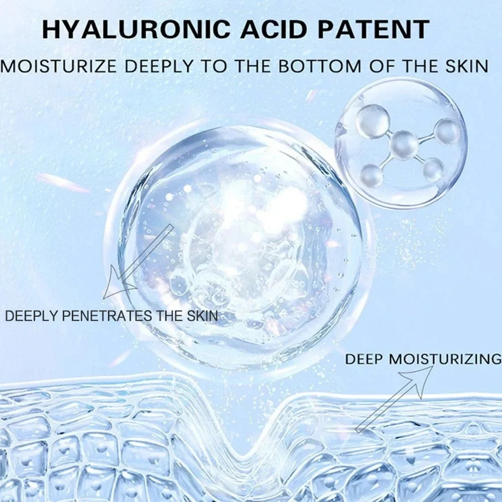 Face Cream Hyaluronic Acid Collagen Reducing Fine Lines Facial Care Anti Wrinkle Moisturizing Brightening Skin Tone Night Creams