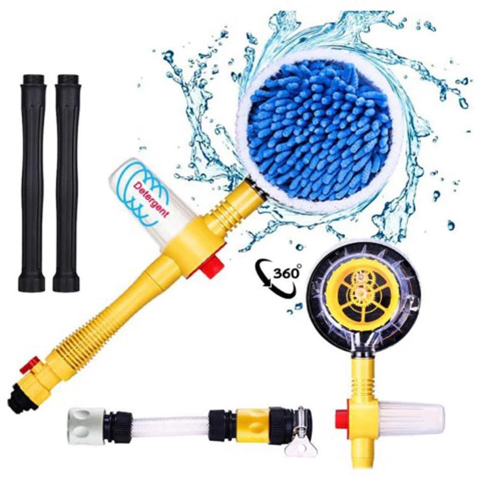 1pc Car Cleaning Brush Washing Tools Foam Brush Long Handle Automatic Rotary Broom Cleaning Tools Auto Accessories - JZ collection