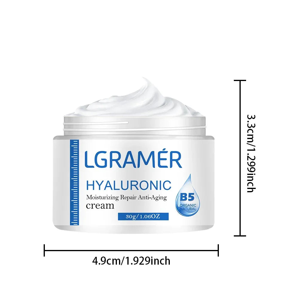 Face Cream Hyaluronic Acid Collagen Reducing Fine Lines Facial Care Anti Wrinkle Moisturizing Brightening Skin Tone Night Creams