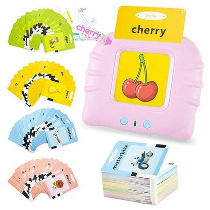 Kids English Word Games Talking Flash Cards Learning English Machine Education Electronic Book Toddlers Language Reading Helper - JZ collection