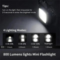 Multifunctional Mini LED Flashlight Keychain - JZ collection