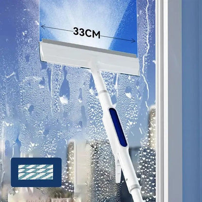 Double-Sided Spray Expansion Window Cleaner Spray Window Cleaner 2 In 1 Window Squeegee With Spray Bottle Window Cleaning - JZ collection