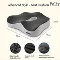 Memory Foam Office Chair Cushion Car Seat Support Waist Pillow Massage Lumbar Orthopedic Pillow Buttock Coccyx Cushion Back Pads - JZ collection