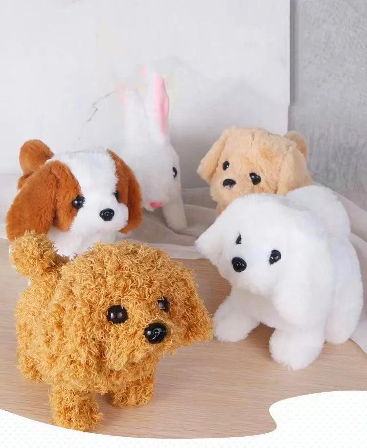 Baby Toy Dogs That Walks and Barks Tail Wagging Plush Interactive Electronic Pets Puppy Montessori Toys for Girls Toddlers Kids - JZ collection