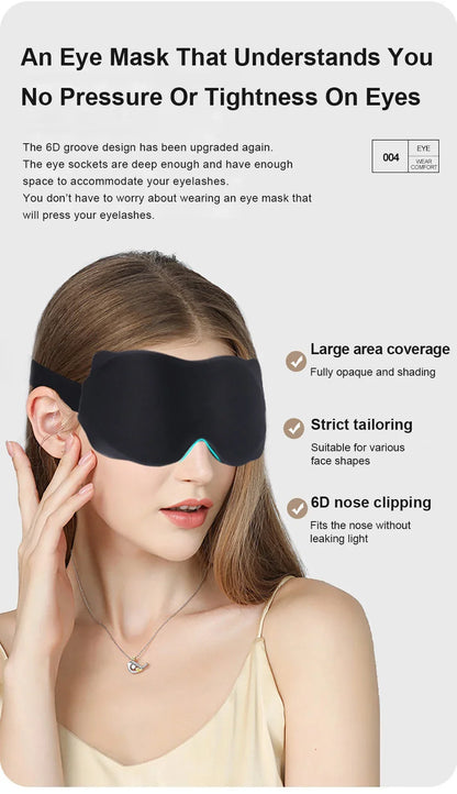 Sleeping Mask Eyepatch Blindfold Light Travel Eye Mask for 3D Sleeping Mask Slaapmasker Night Sleep Patch Portable Eyemask Pad