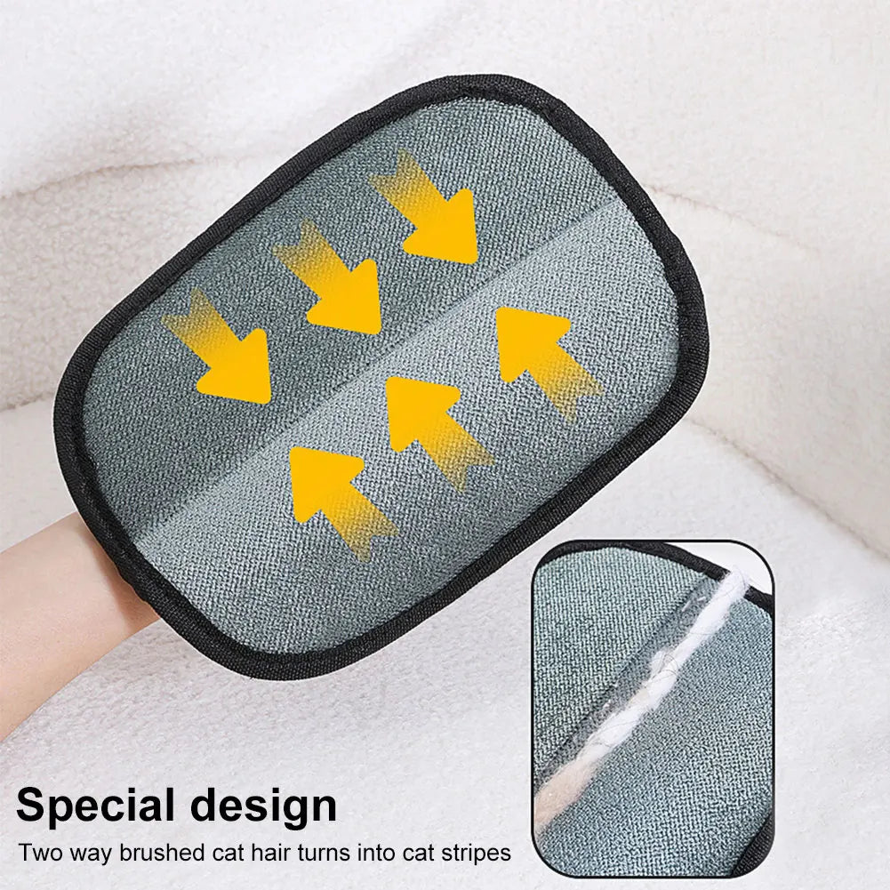 Pet Grooming Gloves – Hair Remover & Deshedding Brush for Dogs and Cats