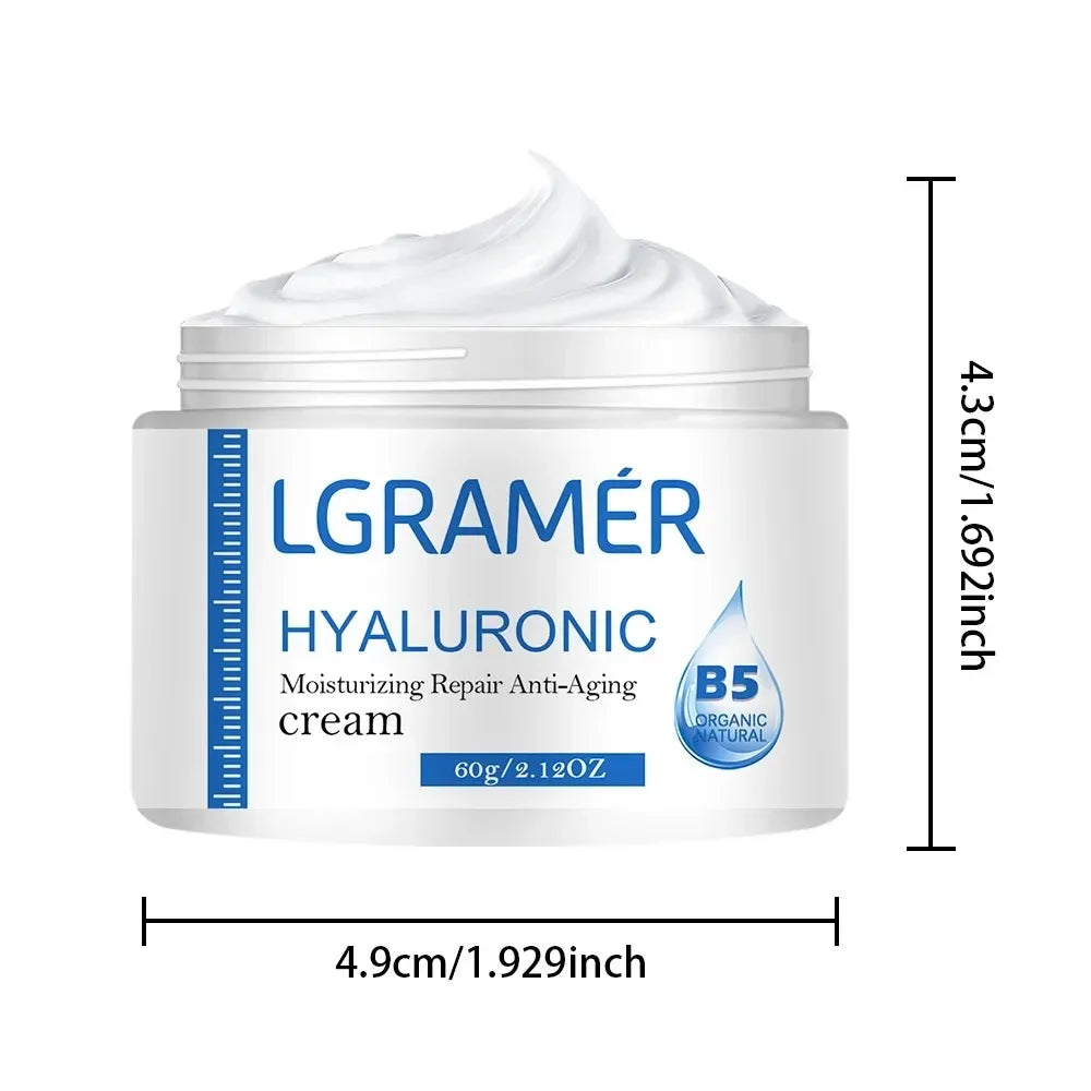 Face Cream Hyaluronic Acid Collagen Reducing Fine Lines Facial Care Anti Wrinkle Moisturizing Brightening Skin Tone Night Creams