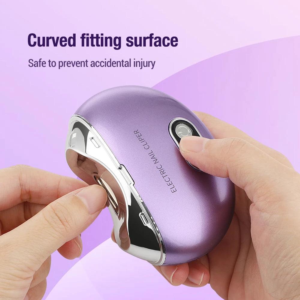 Electric Nail Clippers Rechargeable Mini Household Nail Trimming Machine for Children Adults Portable Automatic Nail Trimmer - JZ collection