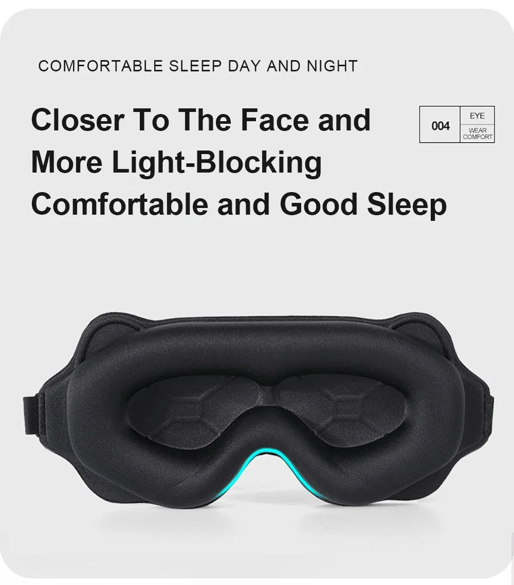 Sleeping Mask Eyepatch Blindfold Light Travel Eye Mask for 3D Sleeping Mask Slaapmasker Night Sleep Patch Portable Eyemask Pad