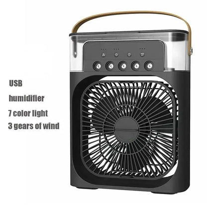 Portable 3 In 1 Fan AIr Conditioner Household Small Air Cooler LED Night Lights Humidifier Air Adjustment Home Fans Dropshipping - JZ collection