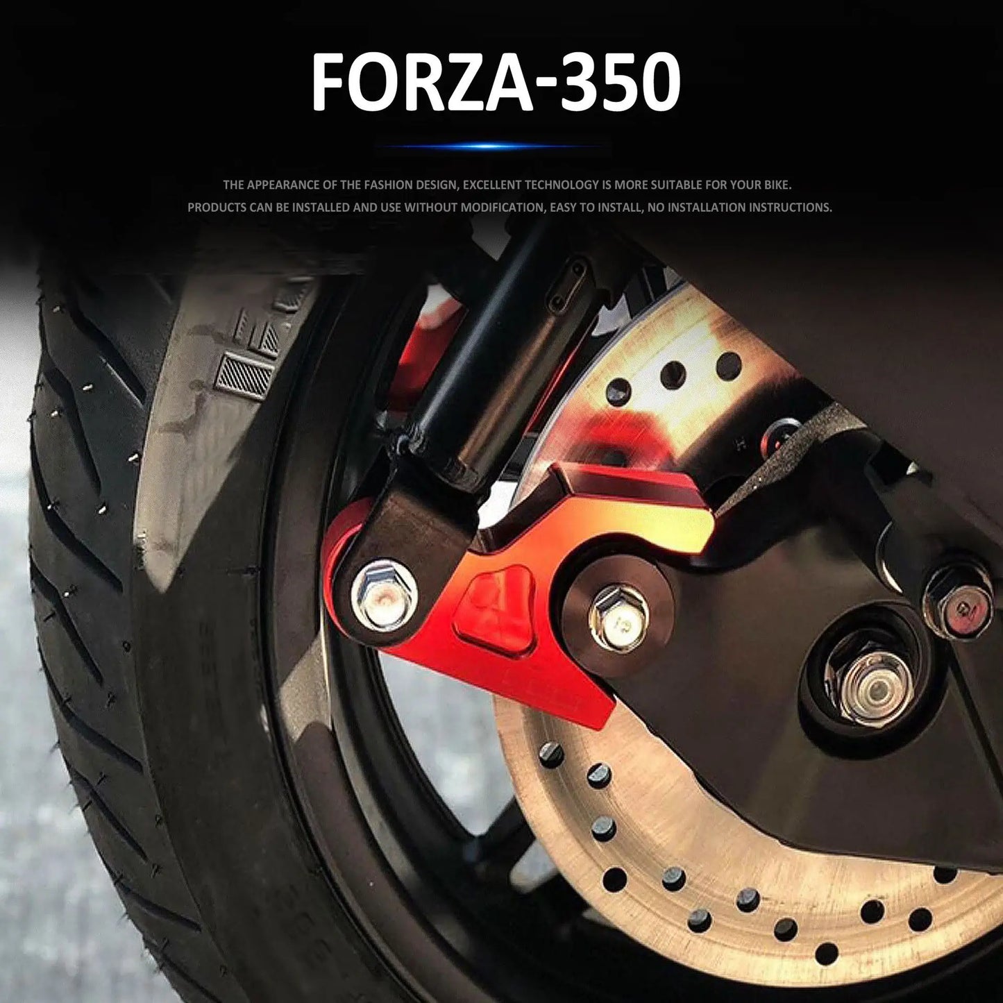 For Honda FORZA 350 GTR For FORZA350 GTR Motorcycle Rear Shock Absorber Aluminum Alloy Suspension Booster Lowering Body Kit
