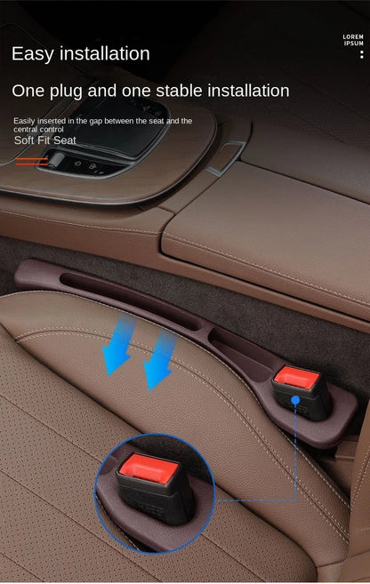 Car seat gap filler strip universal anti-drop car seat gap leak-proof multifunctional car storage box