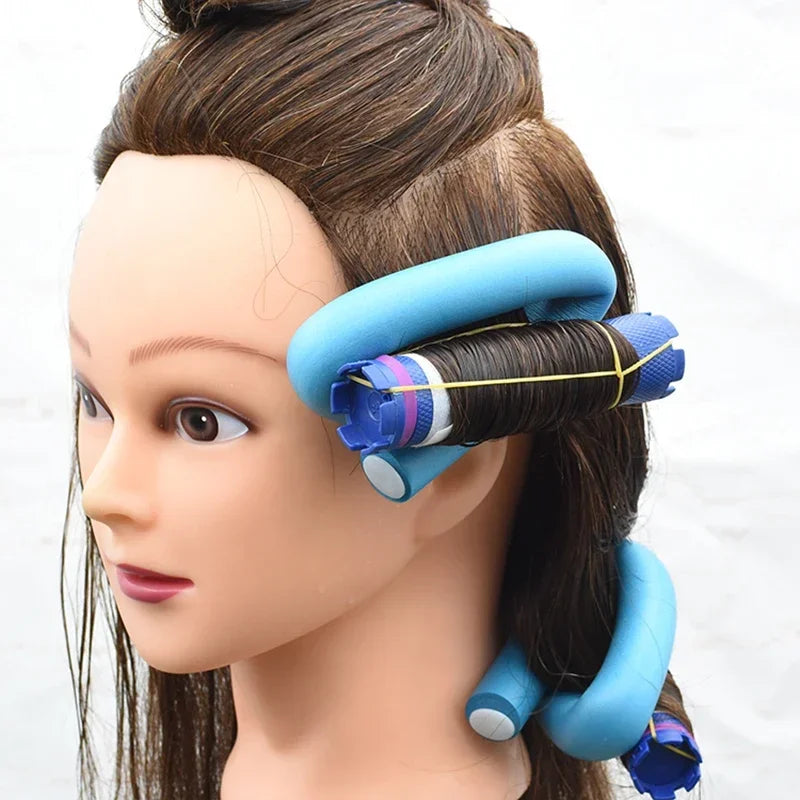 Flexible Hair Curling Rods – 10PCS No-Heat Soft Foam Hair Rollers