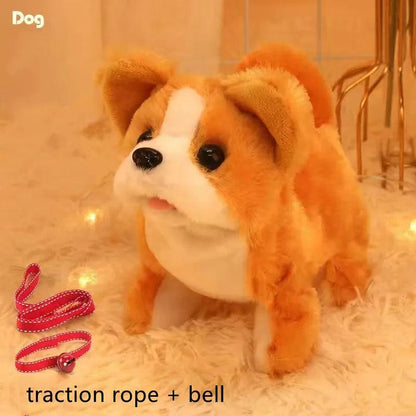 Baby Toy Dogs That Walks and Barks Tail Wagging Plush Interactive Electronic Pets Puppy Montessori Toys for Girls Toddlers Kids - JZ collection