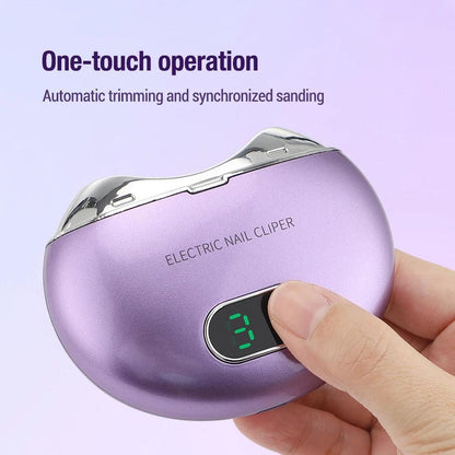 Electric Nail Clippers Rechargeable Mini Household Nail Trimming Machine for Children Adults Portable Automatic Nail Trimmer - JZ collection