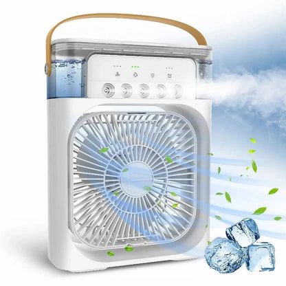 Portable 3 In 1 Fan AIr Conditioner Household Small Air Cooler LED Night Lights Humidifier Air Adjustment Home Fans Dropshipping - JZ collection