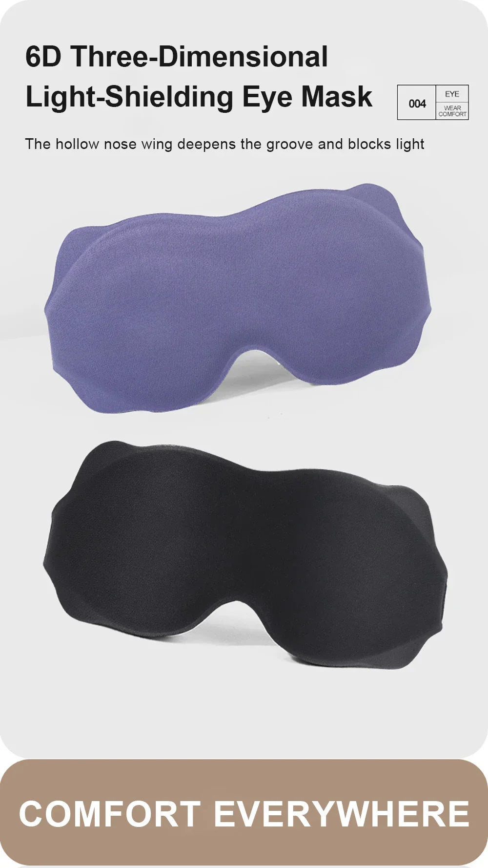 Sleeping Mask Eyepatch Blindfold Light Travel Eye Mask for 3D Sleeping Mask Slaapmasker Night Sleep Patch Portable Eyemask Pad