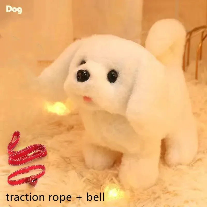 Baby Toy Dogs That Walks and Barks Tail Wagging Plush Interactive Electronic Pets Puppy Montessori Toys for Girls Toddlers Kids - JZ collection