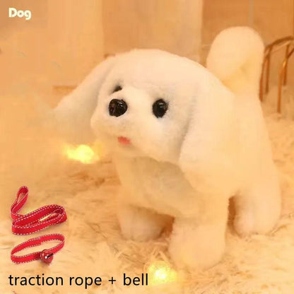 Baby Toy Dogs That Walks and Barks Tail Wagging Plush Interactive Electronic Pets Puppy Montessori Toys for Girls Toddlers Kids - JZ collection