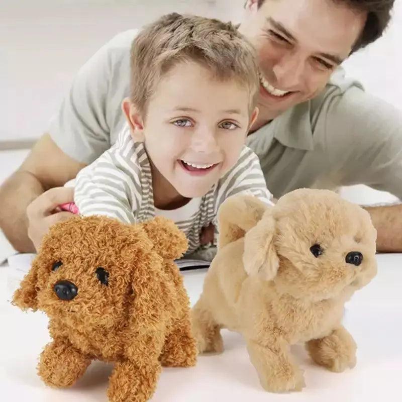 Baby Toy Dogs That Walks and Barks Tail Wagging Plush Interactive Electronic Pets Puppy Montessori Toys for Girls Toddlers Kids - JZ collection