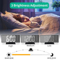 180° Arm Projection Alarm Clock Time Temperature USB Plug-in Digital Alarm Clock Snooze Table Clock 12/24H Projector LED Clock - JZ collection