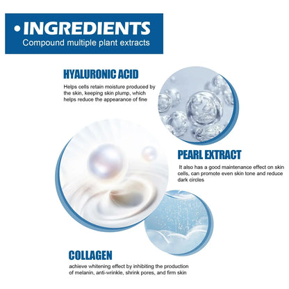 EELHOE Collagen Eye Mask Lightens Fine Lines and Dark Circles Hydrates, Moisturizes, Firms and Lifts Crystal Eye Masks
