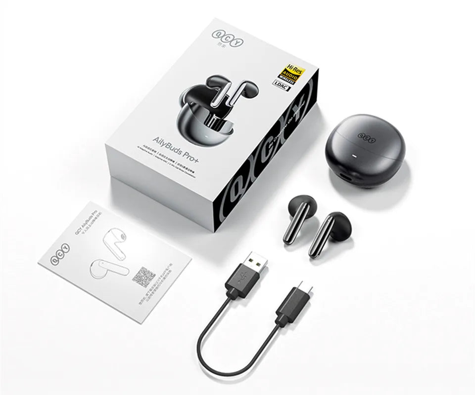ANC Wireless Earbuds – Noise Cancelling Bluetooth Earphones with Clear Call Microphones