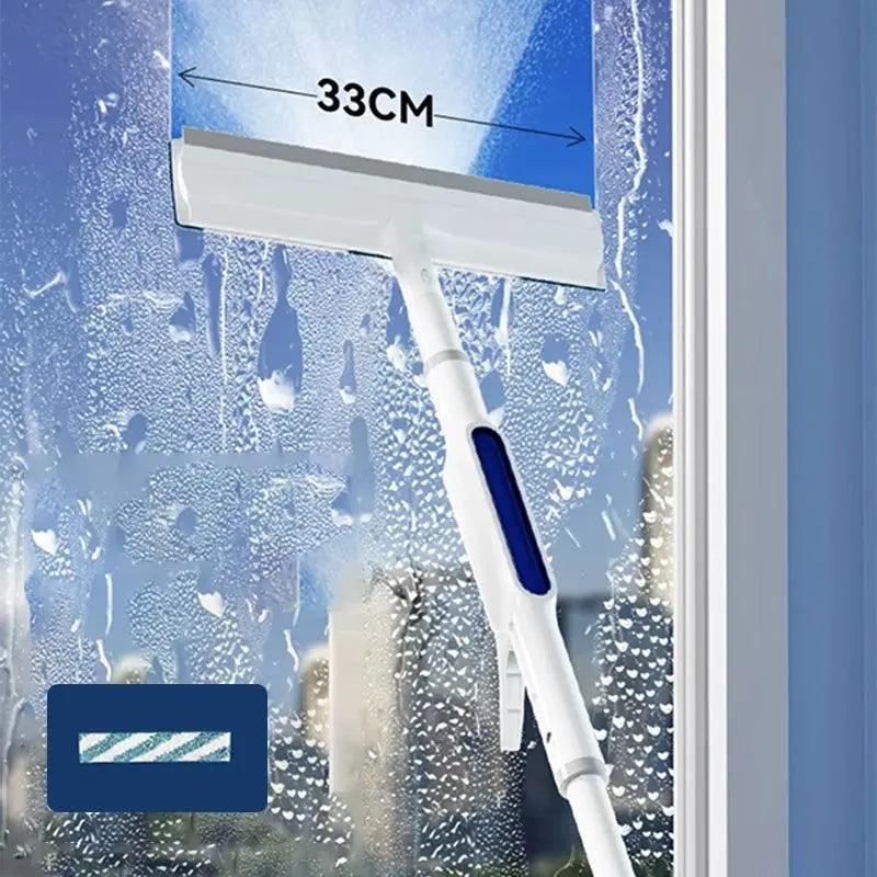 Double-Sided Spray Expansion Window Cleaner Spray Window Cleaner 2 In 1 Window Squeegee With Spray Bottle Window Cleaning - JZ collection