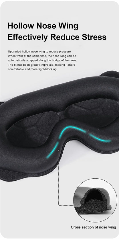 Sleeping Mask Eyepatch Blindfold Light Travel Eye Mask for 3D Sleeping Mask Slaapmasker Night Sleep Patch Portable Eyemask Pad